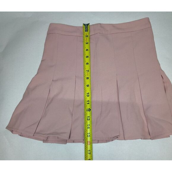 Blue Blush Women's Pink Pleated Mini Skirt Size Medium Tennis Cosplay Preppy - Picture 7 of 8
